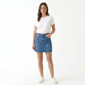 Denim Mini Skirt