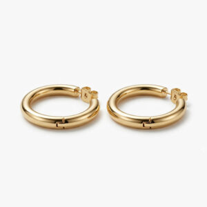 Statement Gold Hoop Earrings