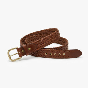 Woven Leather Belt