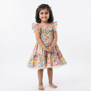 Girls Printed Frock