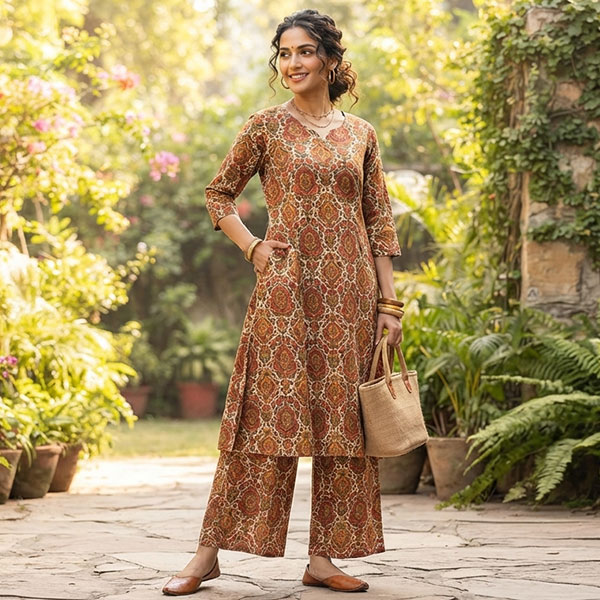 Kurti with Palazzo Set
